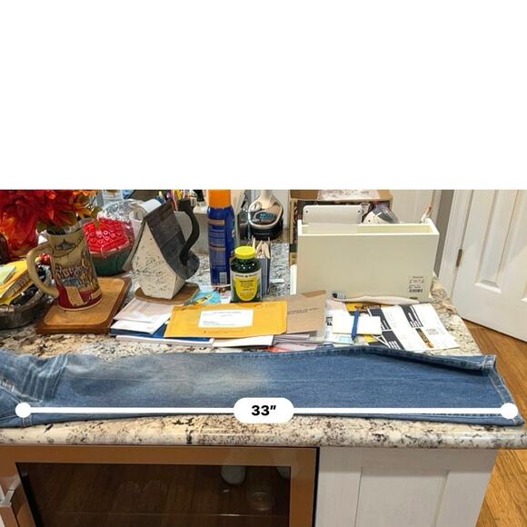 American Eagle Blue Jeans Women’s Size 2T Low Rise Straight Leg Denim Classic - Picture 10 of 10